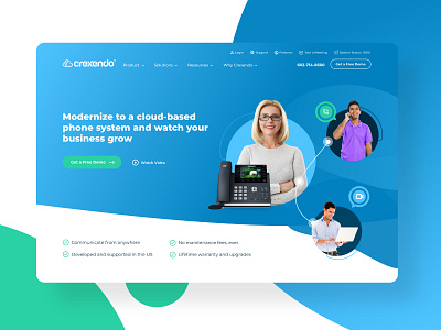 Crexendo Responsive Website Design