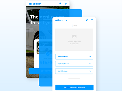 Concept for Car Selling App car app car website phone app ui design ux design