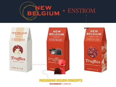 Beer Inspired Truffles branding concept design graphic design package design packaging vector