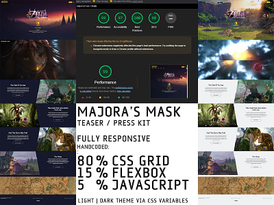 Majora's Mask Press Kit app branding design graphic design