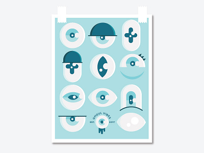 Eyes art graphic design illustrate illustration illustrator vector art