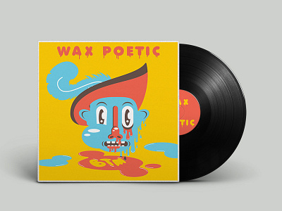 Wax Poetic Album Cover album artwork design graphic design hip hop illustration illustrator screen print