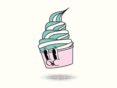 Good Vibes Ice Cream Cup art character design design designer graphic design illustration illustrator vector vector art vector illustration