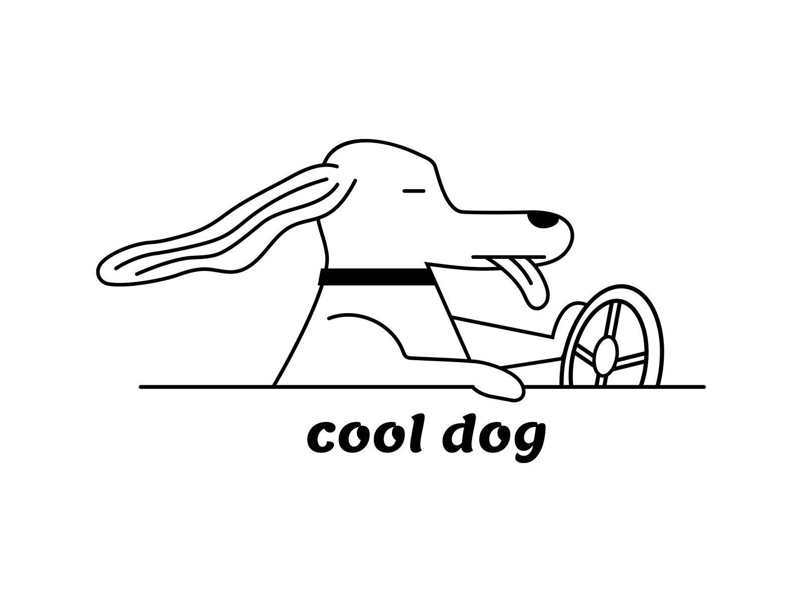 Cool Dog by Stephy So on Dribbble