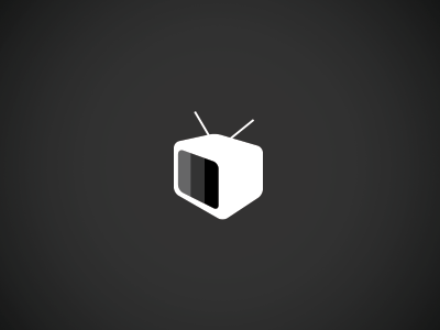 Tv icon illustrator