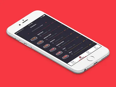 Steak Doneness app contest doneness illustration ios meat rdc screen steak ui ux