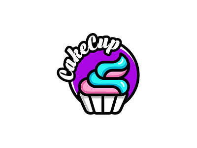 18/50 Cupcake Logo challenge cupcake dailylogo dailylogochallenge design dessert graphicdesigner logo yummy