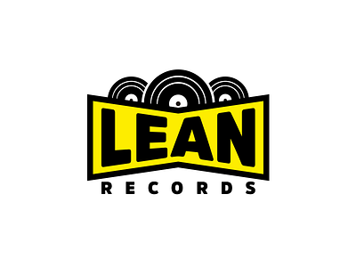 36/50 Lean Record dailylogochallenge design logo music record label records vinyl