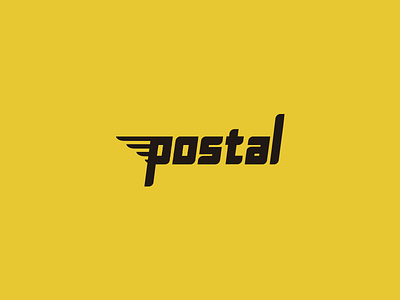 42/50 Postal Service courier dailylogo dailylogochallenge design logo postal service shipping yellow