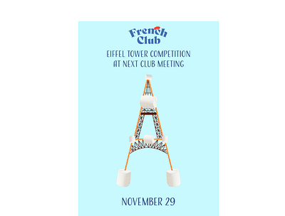 Club Poster adobe club design french graphic design illustration illustrator logo photoshop poster type