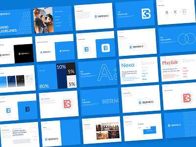 Bernko logo Design and Branding guidelines styles b branding bernko brand guideline brand identity brandbook branding brandmark businesslogo clean designlogo dribbble graphic design lettermark logo logo design logodesign logotype minimal style guide typography