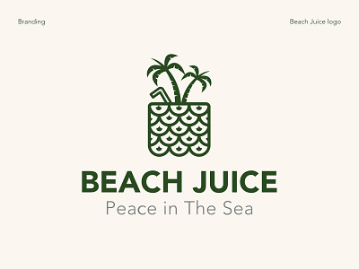 Beach juice logo design beach brand guideline branding design google graphic design juice logo logo design logodesign logos logotype ocean sea summer typography ui