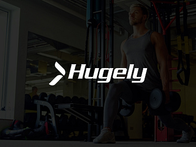 Hugely Fitness Logo Design