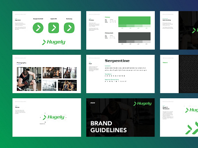 Fitness Logo Branding Guideline styles