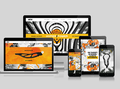 Hyper Power Landing Page branding campaign design hyper power ui web design