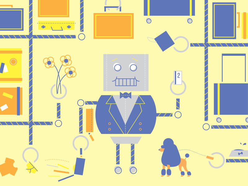 Robot Concierge by Steve Semanchik on Dribbble