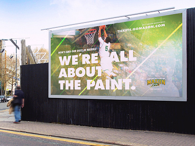 Basketball Billboard advertising basketball billboard outdoor signage paint sports