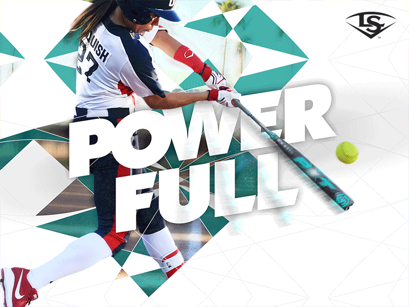 LS Power Full artwork design key art slugger softball