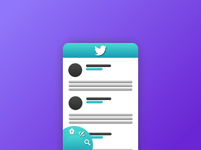 Twitter UI app concept twitter