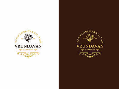 Vrundavan Logo Design branding design logo