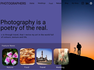 Web Design-Photography Website