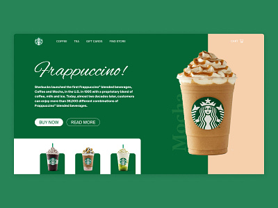 Frappuccino from starbucks branding coffee design starbucks