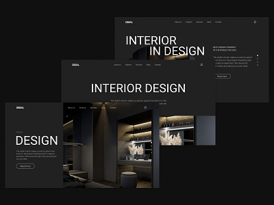 Design concept branding design interior minimalism