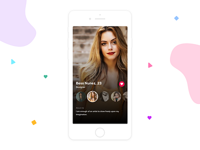 Dating app- Profile screen