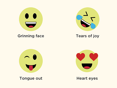 Emoticons character emojis expressions filled iconography icons idea illustration social