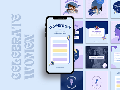 Women's History Month | Canva Social Media Templates by Roger Coles on  Dribbble