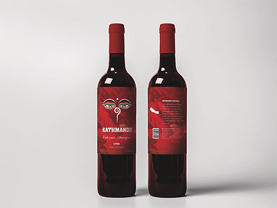Nepali Wine packaging packaging design wine wine bottle wine label