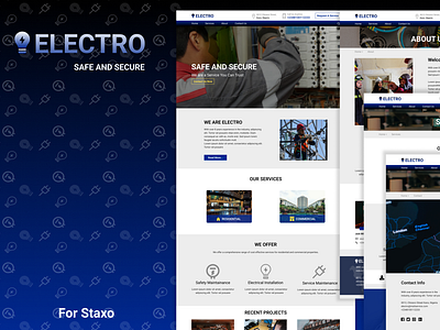 Electrical Store Website Design