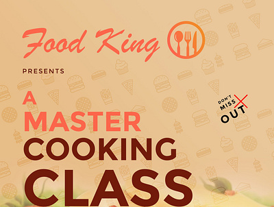 Cooking Class Flyer app branding design flyer flyer design graphic design illustration logo logo design vector