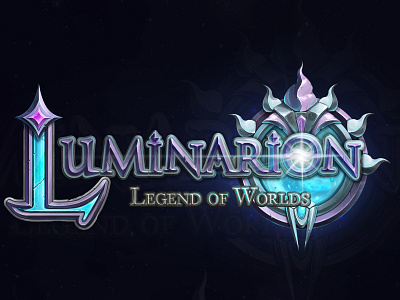 Logo for card game Luminarion