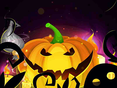 Halloween background collection