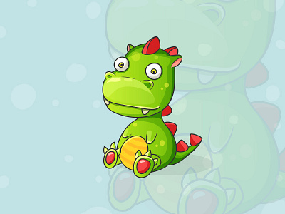 Cartoon Dinosaur character