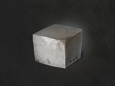 Cast iron texture 2d art cast iron castiron cg cube illustration materials metallic oldiron