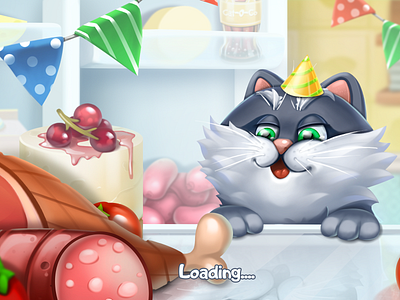 Mobile game "Fridge party"