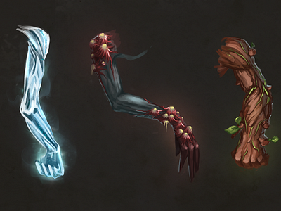 Monster's hands 2d anatomy art cg cgart design digital hand illustration juboart magic