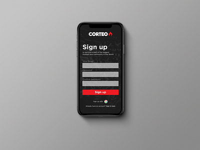 #DailyUI #001 - Sign up