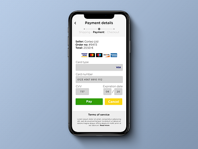 #DailyUI #002 - Credit Card Checkout 002 app checkout dailyui payment payment form web