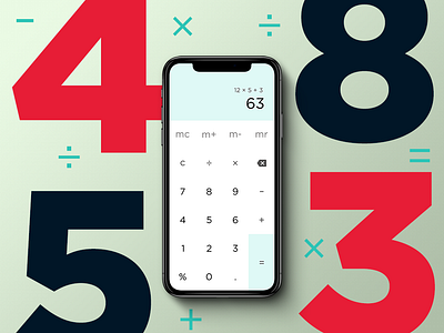 #DailyUI #004 - Calculator