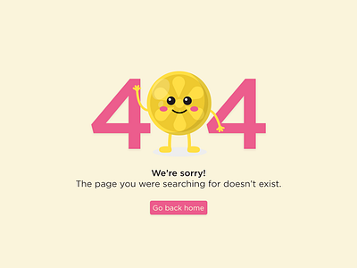 #DailyUI #008 - 404 Page