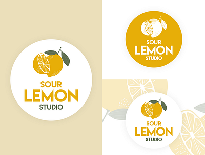 Sour Lemon Studio - Logo Design branding design graphic design illustration logo typography vector