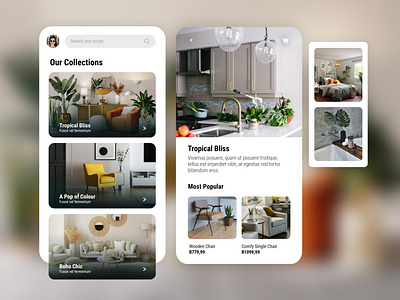 Eco Furniture - UI App Design