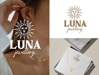 Luna Jewellery - Logo Design adobe branding design designer graphic design logo ui vector