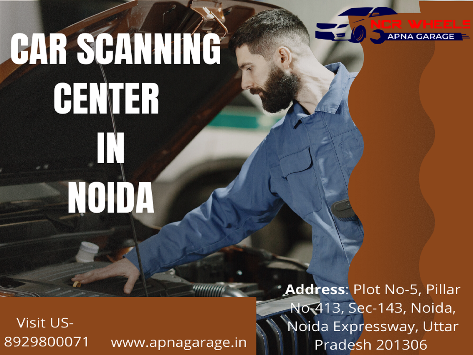 Car scanning center in Noida by Apna Garage on Dribbble