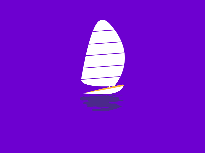 Floating Path 2d 2d animation aftereffects animation boat branding character color colours design explainer video floating illustration illustrations india lighting sail sea ship vector