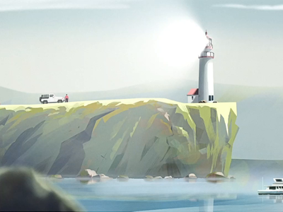 Seasons animation art climate drawing explainer video illustration india lighthouse mountain nature night outdoors rainy scenery sea seasons sky snow summer winter