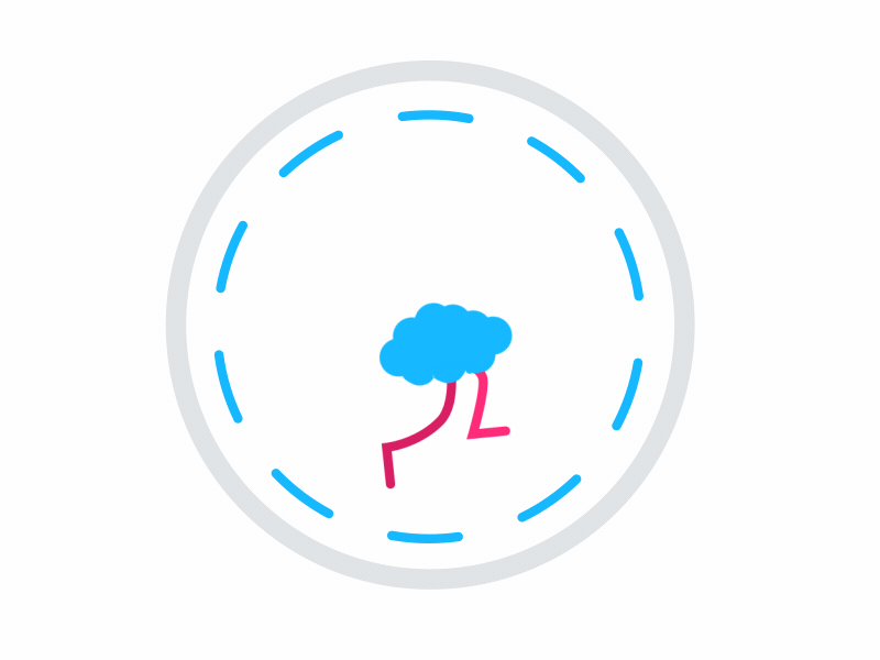 Uploading to Cloud aftereffect blue buffer character circle cloud cloud walkcycle concept download explainer video fly googie google ads googlecloud india motion move rotation upload walk